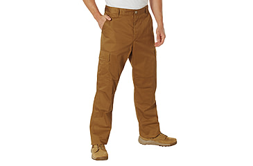 Image of Rothco Tactical BDU Cargo Pants, Work Brown, Small, 27-31in Waist, 11140-WorkBrown-S27-31Waist