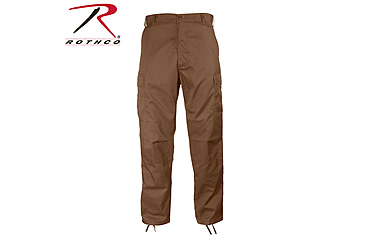 Image of Rothco Tactical BDU Cargo Pants, Black, Medium, Short, 7971-Black-M-Short31-35Waist2612-2912Length