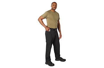 Image of Rothco Tactical Deployment Pants - Mens, Black, Waist 38, Inseam 34, 46560-Black-38Wx34L