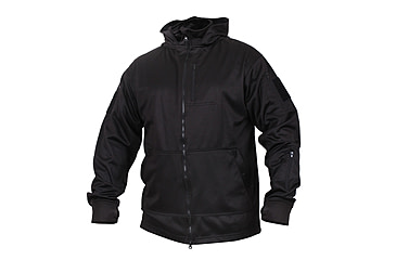 Image of Rothco Tactical Zip Up Hoodie, Black, Small, 2507-Black-S