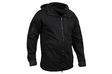 Image of Rothco Tactical Zip Up Hoodie, Black, Small, 2507-Black-S