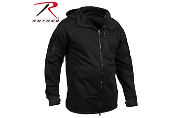 Image of Rothco Tactical Zip Up Hoodie, Black, Small, 2507-Black-S