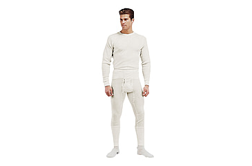 Image of Rothco Thermal Knit Underwear Bottoms - Men's, Small, Natural, 6454-417