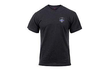Image of Rothco Thin Blue Line Shield T-Shirt, XL, 2937-XL