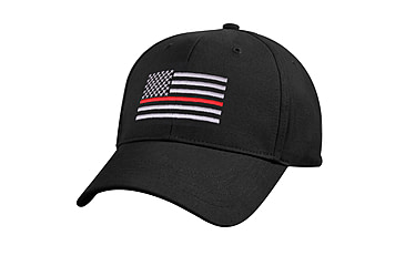 Image of Rothco Thin Red Line Flag Low Profile Cap, 9896