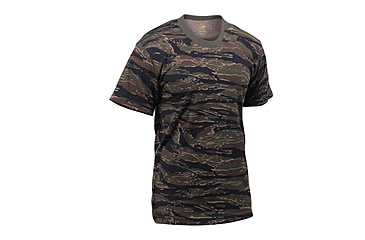 Image of Rothco Tiger Stripe Camo T-Shirts, Tiger Stripe Camo, Small, 6787-TigerStripeCamo-S