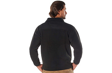 Image of Rothco Trailsman Sherpa Fleece Jacket, Black, S, 96620-Black-S
