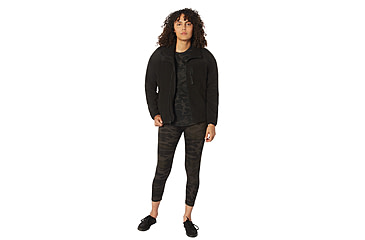 Image of Rothco Trailsman Sherpa Fleece Jacket - Womens, Black, Small, 13150-Black-S