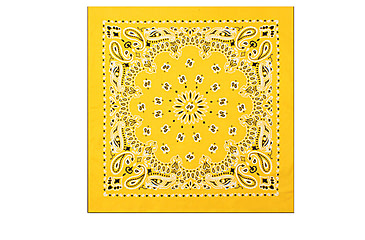 Image of Rothco Trainmen Bandana, Yellow, 4069-Yellow