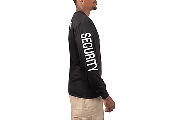 Image of Rothco Two-Sided Security Long Sleeve T-Shirt - Mens, Small, 60230-S