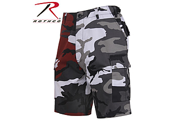 Image of Rothco Two-Tone Camo BDU Short, Extra Small, Red Camo/City Camo, 1825-RedCamoCityCamo-XS