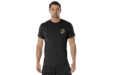 Image of Rothco USMC Dogs of War T-Shirt - Mens, Black, Extra Large, 11760-Black-XL