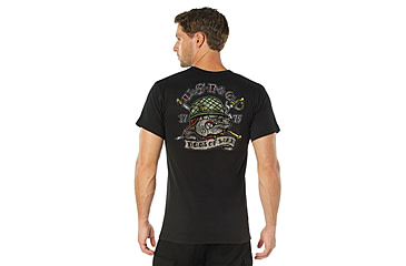 Image of Rothco USMC Dogs of War T-Shirt - Men's, Black, Extra Large, 11760-Black-XL