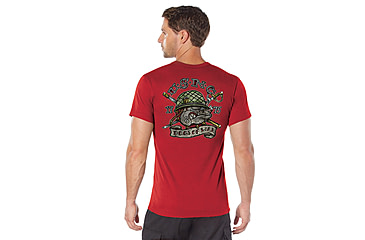 Image of Rothco USMC Dogs of War T-Shirt - Mens, Red, Small, 11770-Red-S