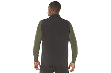 Image of Rothco V2 Concealed Carry Soft Shell Vest, Black, S, 86550-Black-S