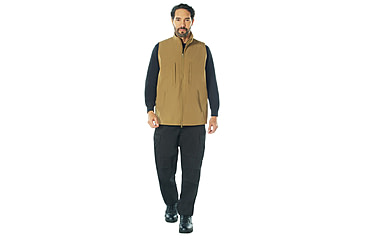 Image of Rothco V2 Concealed Carry Soft Shell Vest, Coyote Brown, S, 86555-CoyoteBrown-S