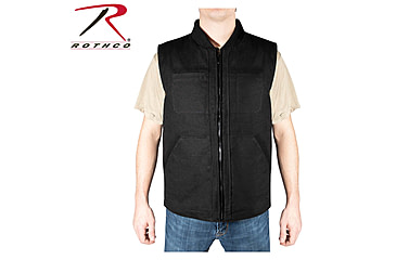 Image of Rothco Concealed Carry Backwoods Canvas Vest, Black, 3XL, 86902-3XL