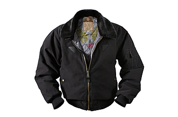 Image of Rothco Vintage B-15A Bomber Jacket, Black, Small, 8640-Black-S