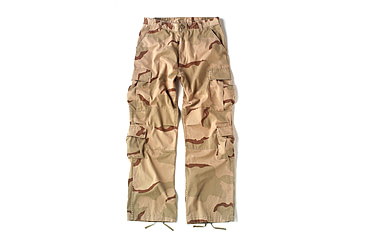 Image of Rothco Vintage Camo Paratrooper Fatigue Pants, Woodland Camo, Small, 2586-WoodlandCamo-S