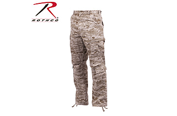 Image of Rothco Vintage Camo Paratrooper Fatigue Pants, Woodland Camo, Small, 2586-WoodlandCamo-S