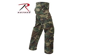 Image of Rothco Vintage Camo Paratrooper Fatigue Pants, Woodland Camo, Small, 2586-WoodlandCamo-S