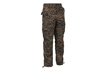 Image of Rothco Vintage Camo Paratrooper Fatigue Pants, Woodland Camo, Small, 2586-WoodlandCamo-S