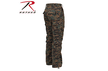 Image of Rothco Vintage Camo Paratrooper Fatigue Pants, Woodland Camo, Small, 2586-WoodlandCamo-S