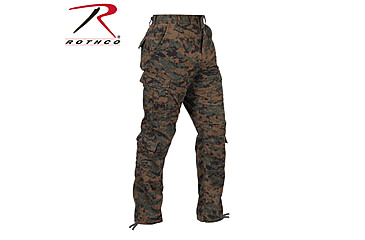 Image of Rothco Vintage Camo Paratrooper Fatigue Pants, Woodland Camo, Small, 2586-WoodlandCamo-S