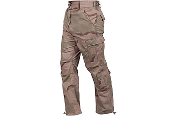 Image of Rothco Vintage Camo Paratrooper Fatigue Pants, Tri-Color Desert Camo, Extra Small, 2186-Tri-ColorDesertCamo-XS