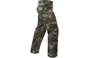 Image of Rothco Vintage Camo Paratrooper Fatigue Pants, Woodland Camo, Small, 2586-WoodlandCamo-S