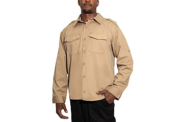 Image of Rothco Vintage Fatigue Shirt - Mens, Khaki, 2XL, 2557-Khaki-2XL