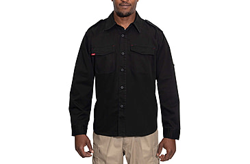 Image of Rothco Vintage Fatigue Shirt - Mens, Black, Large, 2457-Black-L