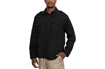 Image of Rothco Vintage Fatigue Shirt - Mens, Black, Large, 2457-Black-L
