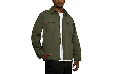 Image of Rothco Vintage Fatigue Shirts, Olive Drab, Extra Small, 2568-OliveDrab-XS
