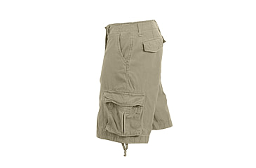 Image of Rothco Vintage Infantry Utility Shorts, Khaki, XL, 2547-Khaki-XL