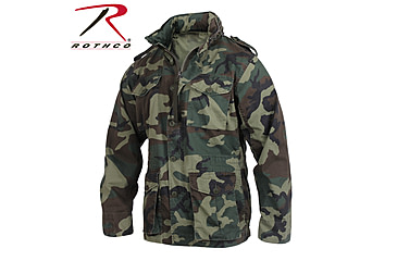 Image of Rothco Vintage Lightweight M-65 Field Jacket, Woodland Camo, 3XL, 2853-WoodlandCamo-3XL