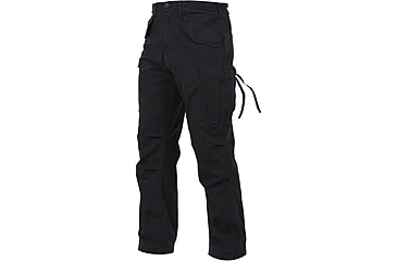 Image of Rothco Vintage M-65 Field Pant, Black, M, 2644-Black-M