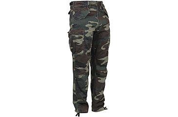 Image of Rothco Vintage M-65 Field Pant, Woodland Camo, XL, 2605-WoodlandCamo-XL
