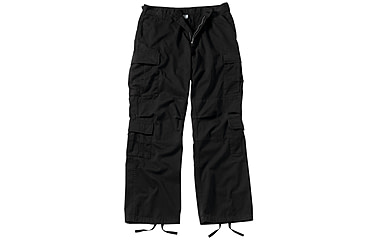 Image of Rothco Vintage Paratrooper Fatigue Pants, Black, Extra Small, 2986-Black-XS