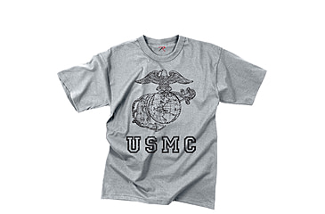 Image of Rothco Vintage USMC Globe &amp; Anchor T-Shirt, Small, 61343-S