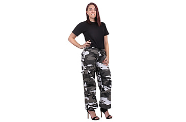 Image of Rothco Womens Camo Vintage Paratrooper Fatigue Pants