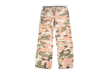 Image of Rothco Womens Camo Vintage Paratrooper Fatigue Pants, Subdued Pink Camo, 2XS, 3996-SubduedPinkCamo-XXS