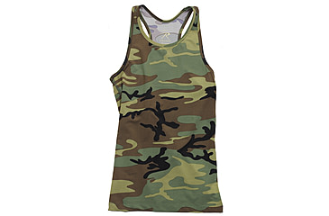 Image of Rothco Womens Camo Workout Performance Tank Top, M, 44080-M