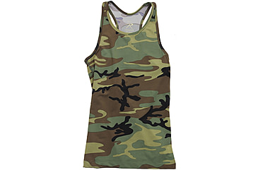 Image of Rothco Womens Camo Workout Performance Tank Top, M, 44080-M