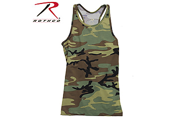 Image of Rothco Womens Camo Workout Performance Tank Top, M, 44080-M