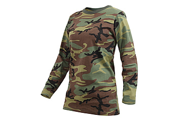 Image of Rothco Womens Long Sleeve Camo T-Shirt, XL, 3678-XL