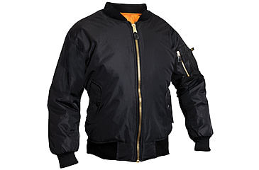 Image of Rothco MA-1 Flight Jacket - Womens, Black, Extra Small, 7313-XS