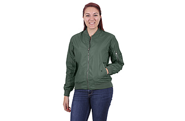 Image of Rothco Womens MA-1 Flight Jacket, Sage Green, 2XS, 2420-SageGreen-XXS