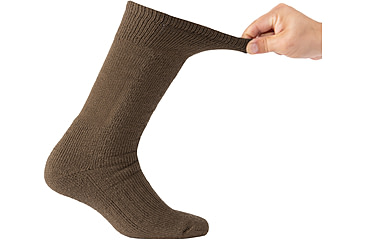 Image of Rothco Wool Blend Mid-Calf Winter Socks, Coyote Brown, Medium, 64111-CoyoteBrown-M