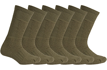 Image of Rothco Wool Blend Mid-Calf Winter Socks, Olive Drab, Medium, 64112-OliveDrab-M